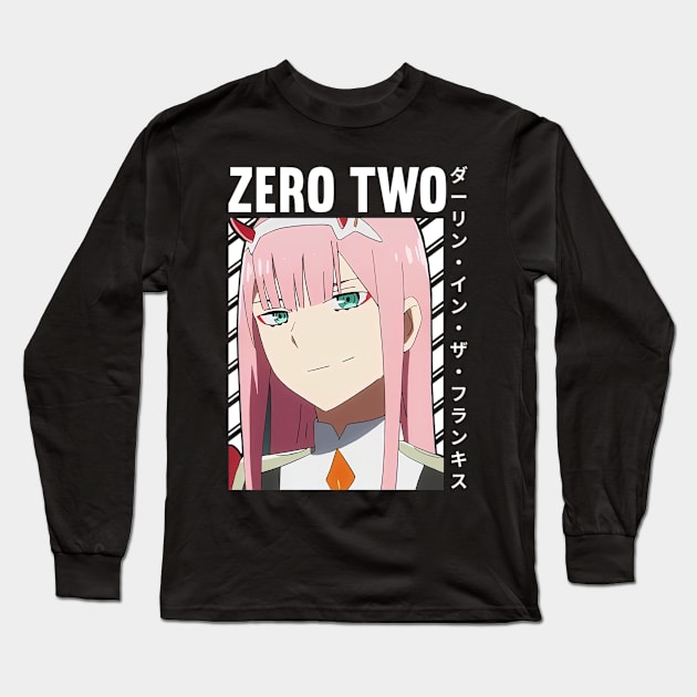 Darling In The Franxx Long Sleeve T-Shirt by HammiltenJohn